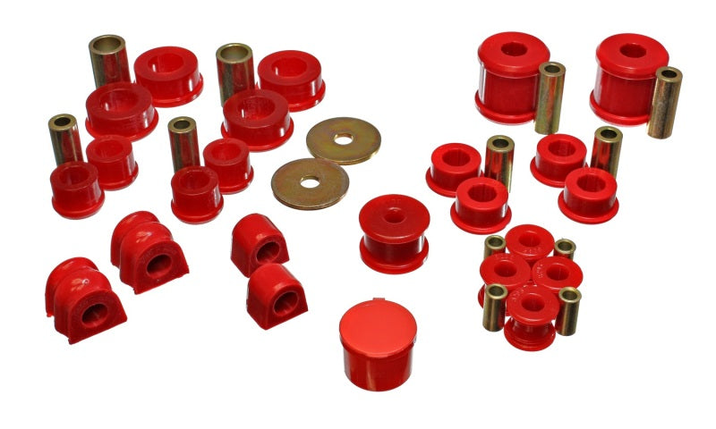 Energy Suspension 02-06 Subaru Impreza/WRX Red Hyper-Flex Master Bushing Set - Black Ops Auto Works