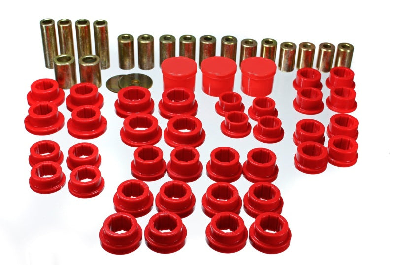Energy Suspension 02-09 350Z / 03-07 Infiniti G35 Coupe Red Rear Control Arm Bushing Set - Black Ops Auto Works