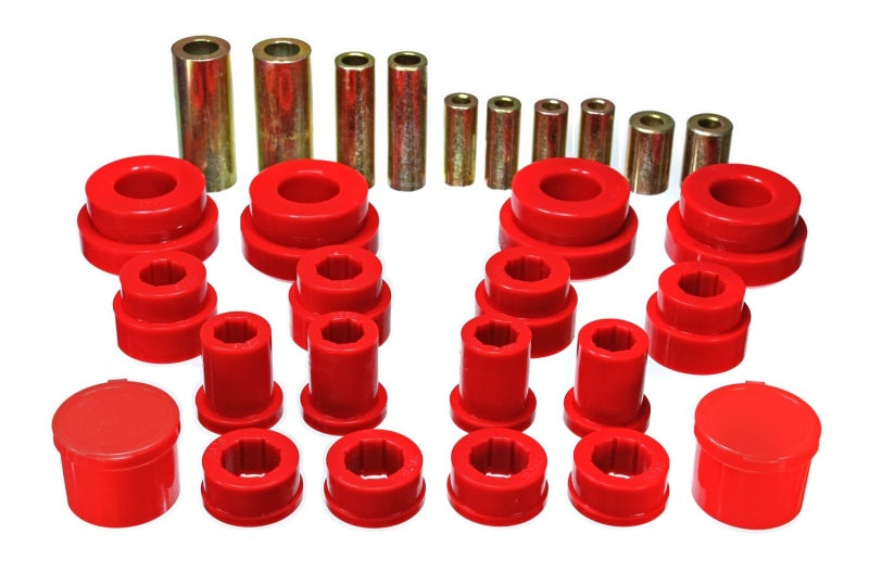 Energy Suspension 02-09 350Z / 03-07 Infiniti G35 Red Front Control Arm Bushing Set - Black Ops Auto Works