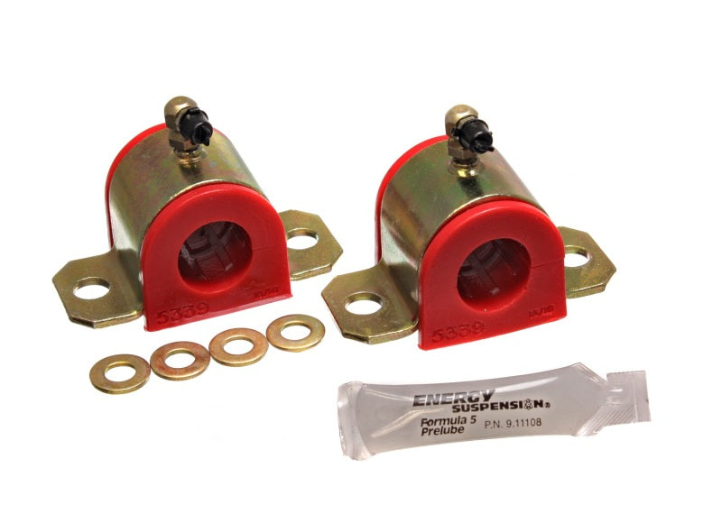 Energy Suspension 03-06 Toyota Corolla/Matrix Red 24mm Front Sway Bar Bushing Set (Greaseable Frame - Black Ops Auto Works