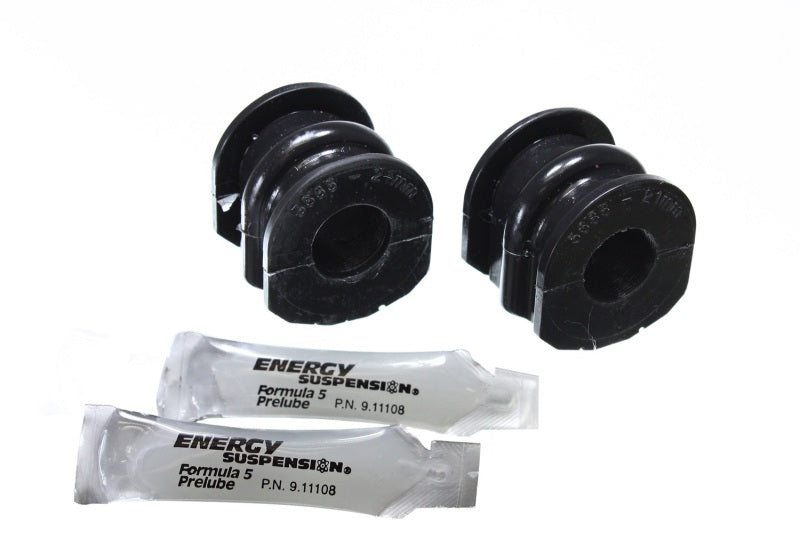Energy Suspension 03-07 Infiniti G-35 Coupe RWD / 02-09 350Z Black 21mm Rear Sway Bar Frame Bushings - Black Ops Auto Works