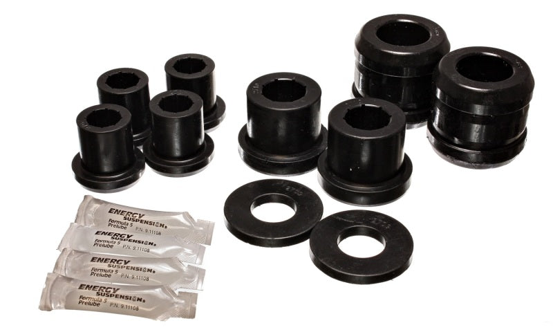 Energy Suspension 04-07 Mazda RX8 Black Front Control Arm Bushing Set - Black Ops Auto Works