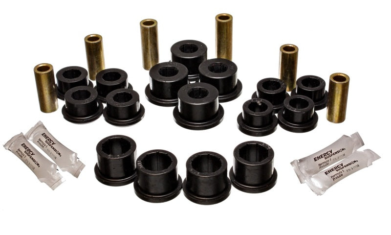 Energy Suspension 04-07 Mazda RX8 Black Rear Lateral/Trailing Arm Bushings - Black Ops Auto Works
