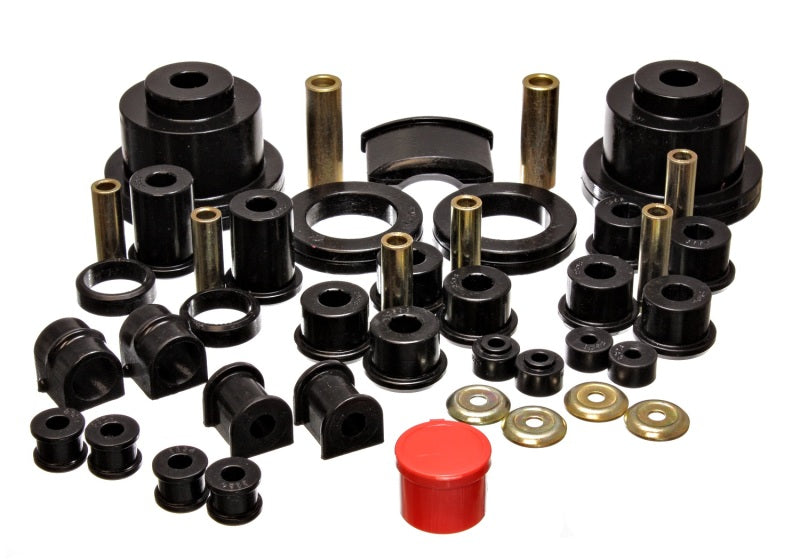 Energy Suspension 04 Pontiac GTO Black Hyper-flex Master Bushing Set - Black Ops Auto Works