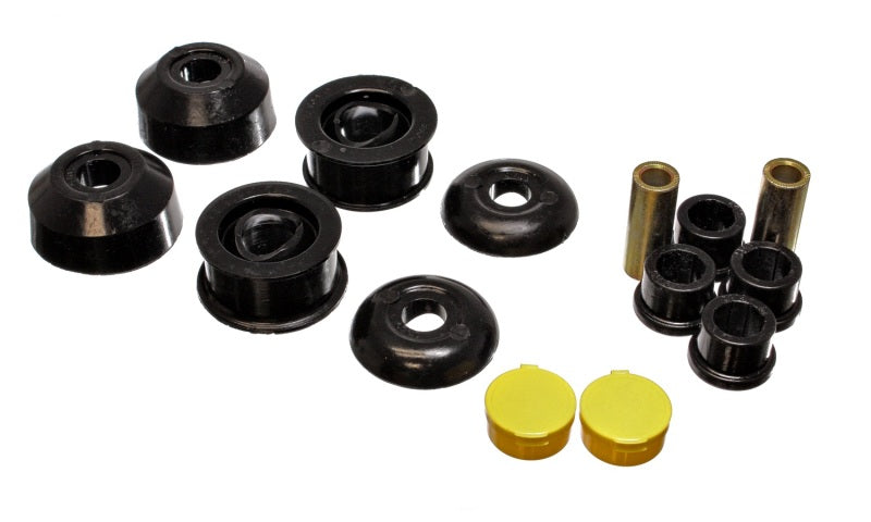 Energy Suspension 05-07 Scion tC / 03-06 Toyota Corolla/Matrix Black Front Control Arm Bushing Set - Black Ops Auto Works