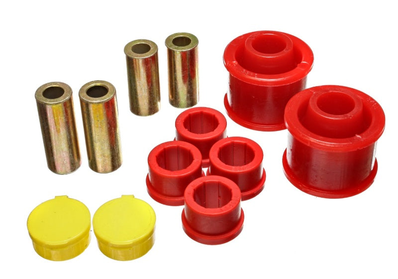 Energy Suspension 06-07 Mitsubishi Eclipse FWD Red Front Control Arm Bushing Set - Black Ops Auto Works