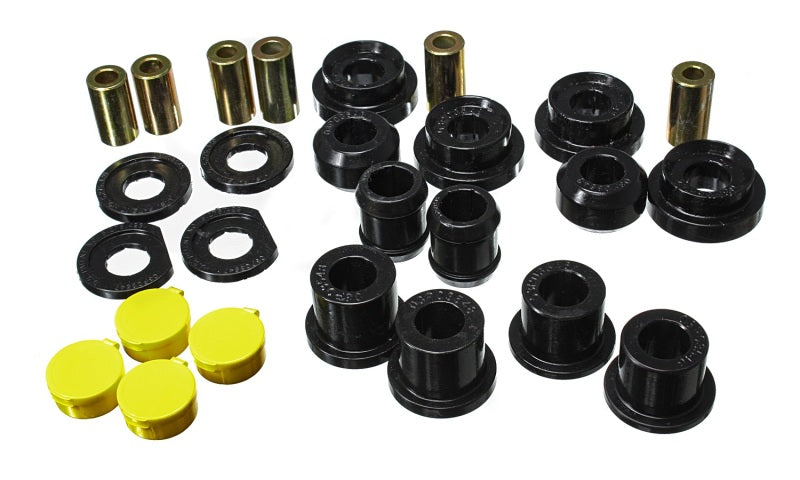 Energy Suspension 06-11 Honda Civic Black Rear Lower Trailing Arm and Lower Knuckle Bushing Set - Black Ops Auto Works