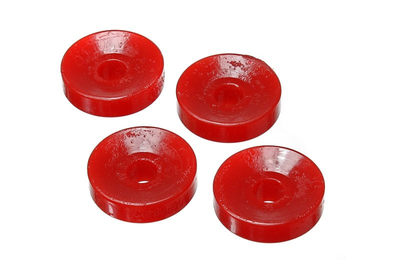 Energy Suspension 06-11 Honda Civic Red Rear Upper Shock Bushing Set - Black Ops Auto Works