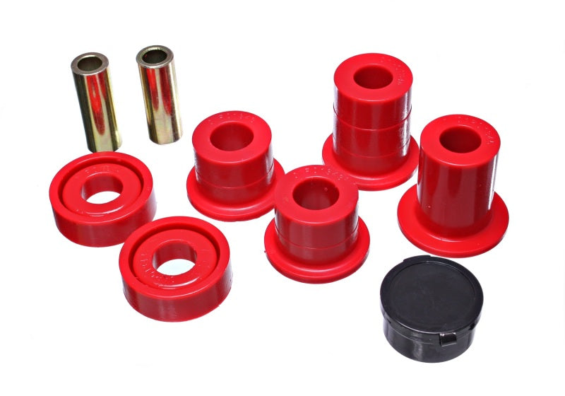 Energy Suspension 07-10 Chevy K2500/3500HD Front Diff Mount - Red - Black Ops Auto Works