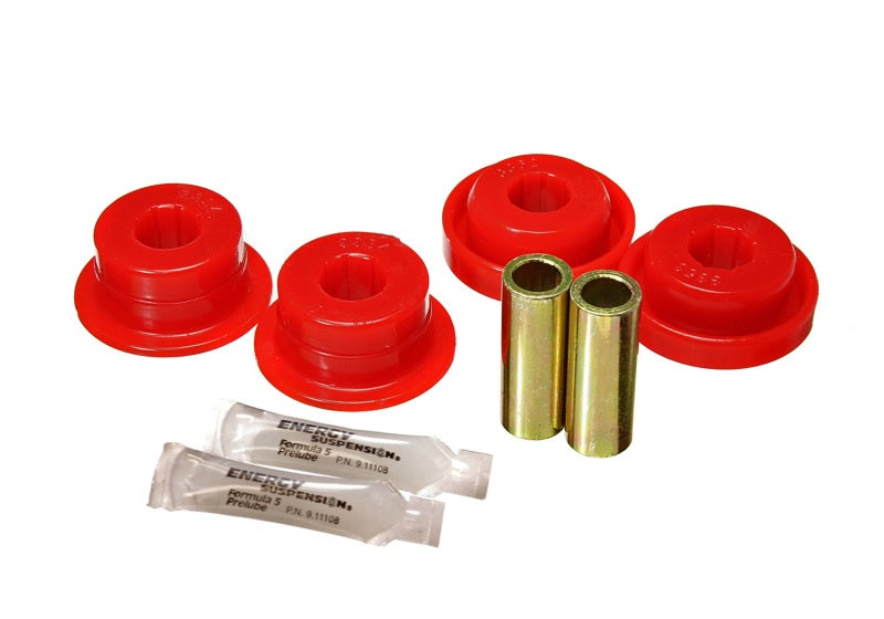 Energy Suspension 07-17 Jeep Wrangler JK Front Control Arm Bushing - Axle Only Position - Red - Black Ops Auto Works