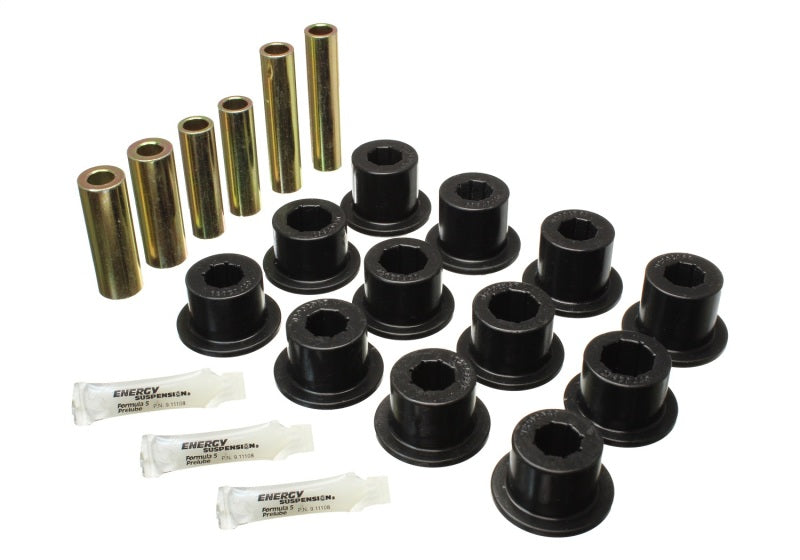 Energy Suspension 07-21 Toyota Tundra Leaf Spring Bushing Set - Black - Black Ops Auto Works