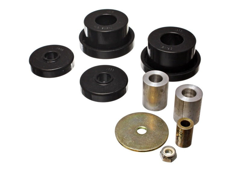 Energy Suspension 08-10 Chrysler Challenger/07-10 Charger RWD Black Rear Diff Mount Bushing Set - Black Ops Auto Works