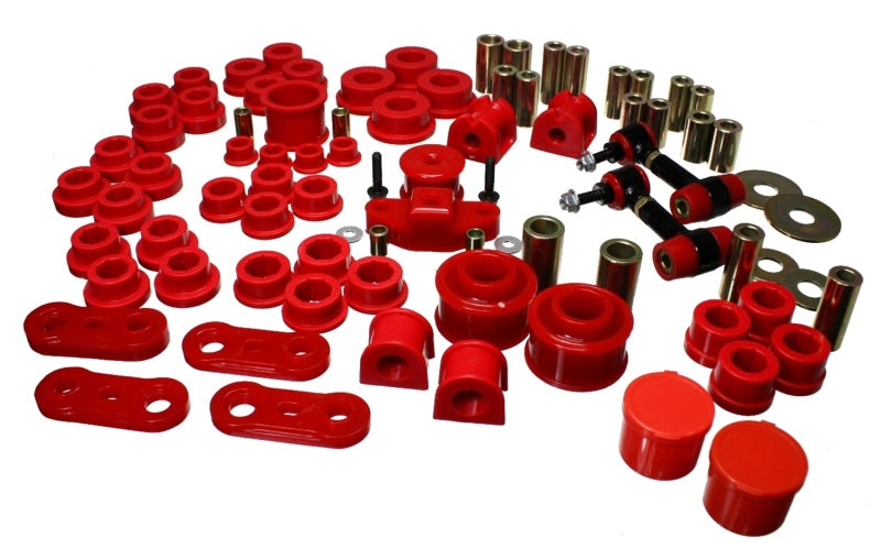 Energy Suspension 08-12 Subaru Impreza WRX Red Hyper-Flex Master Bushing Set - Black Ops Auto Works