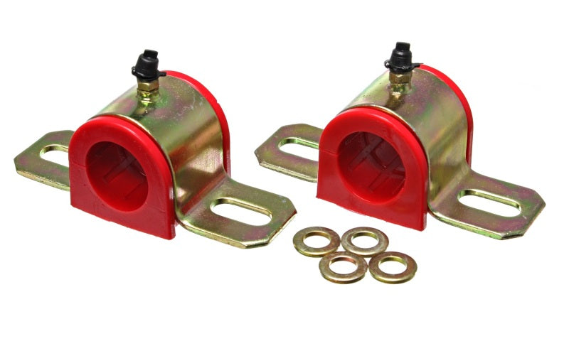 Energy Suspension 15/16in Greaseable S/B Set - Red - Black Ops Auto Works