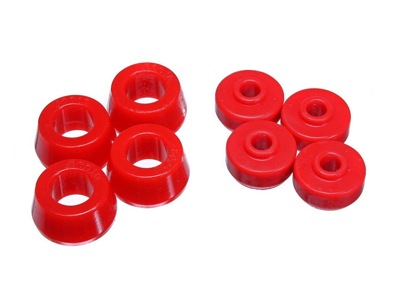 Energy Suspension 1996-2009 Toyota 4Runner Rear Shock Bushings (Red) - Black Ops Auto Works