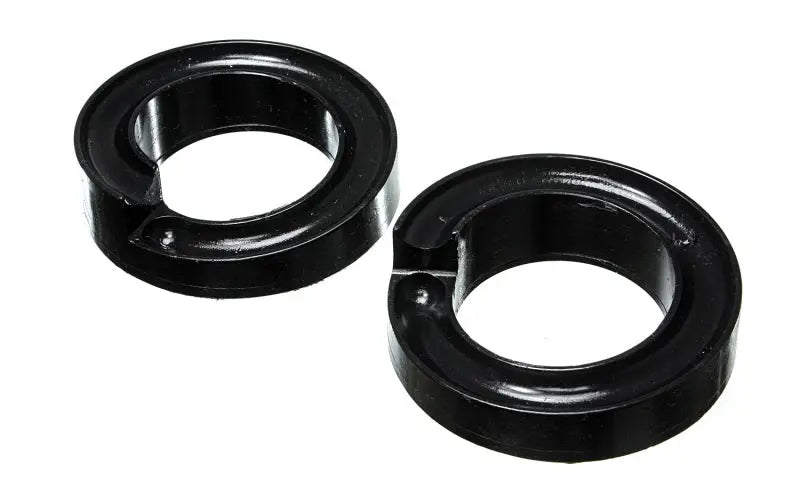Energy Suspension 2005-07 Ford F-250/F-350 SD 2/4WD Front Coil Spring Isolator Set - Black - Black Ops Auto Works