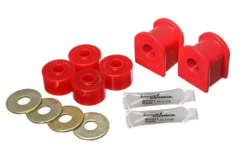 Energy Suspension 2005-07 Ford F-250/F-350 SD 2/4WD Front Sway Bar Bushing Set - 13/16inch - Red - Black Ops Auto Works