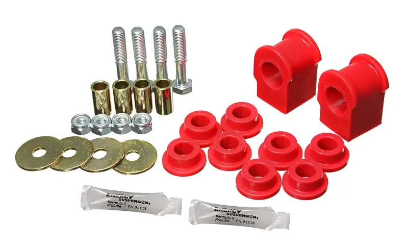 Energy Suspension 2005-07 Ford F-250/F-350 SD 2/4WD Rear Sway Bar Bushing Set - 1-1/8inch - Red - Black Ops Auto Works