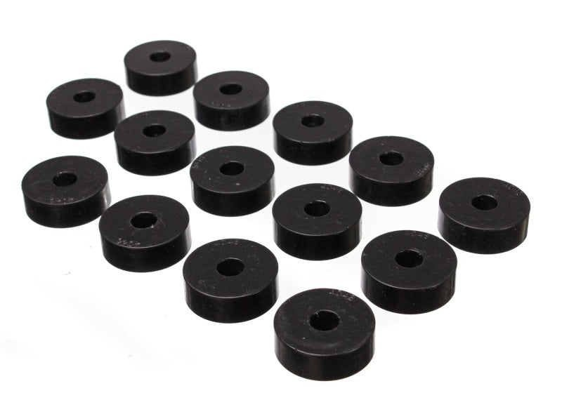 Energy Suspension 55-73 Jeep CJ5/CJ7/CJ8 Scrambler Black Body (Cab) Mount Set - Black Ops Auto Works