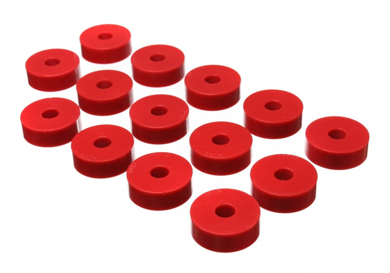 Energy Suspension 55-73 Jeep CJ5/CJ7/CJ8 Scrambler Red Body (Cab) Mount Set - Black Ops Auto Works