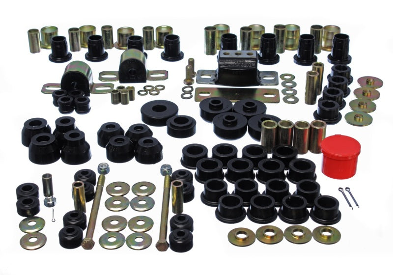 Energy Suspension 63-82 Chevrolet Corvette Black Hyper-flex Master Bushing Set - Black Ops Auto Works