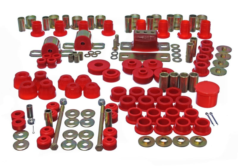 Energy Suspension 63-82 Chevrolet Corvette Red Hyper-flex Master Bushing Set - Black Ops Auto Works