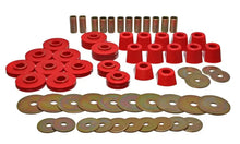Load image into Gallery viewer, Energy Suspension 67-95 K5 Blazer /  67-70 Denali XL/Suburban/Yukon XL 4WD Red Body (Cab) Mount Set - Black Ops Auto Works