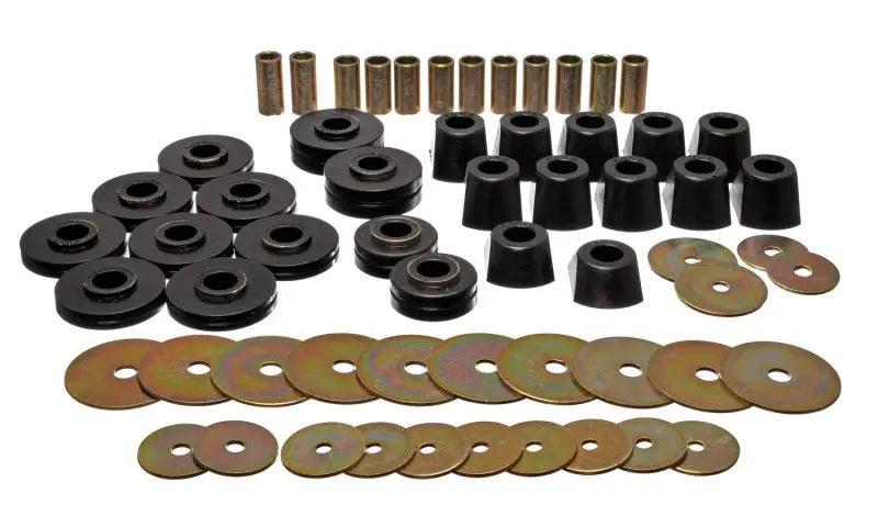 Energy Suspension 67-95 K5 Blazer/67-70 Denali XL/Suburban/Yukon XL 4WD Black Body (Cab) Mount Set - Black Ops Auto Works