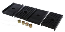 Load image into Gallery viewer, Energy Suspension 68-69 Firebird / 68-69 Camaro / 62-79 Nova/Chevy II Black Multi Leaf Spring Isolat - Black Ops Auto Works
