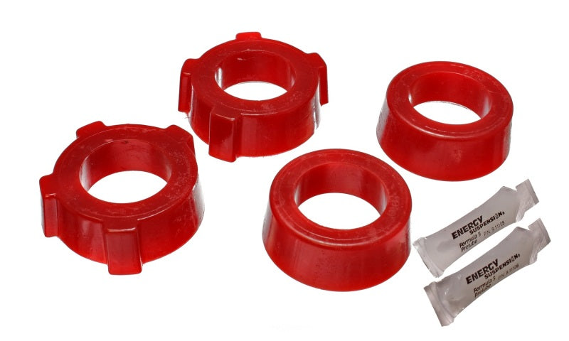 Energy Suspension 69-78 Vokswagen (Air Cooled) Red Rear Spring Plate Bushing Set - Black Ops Auto Works
