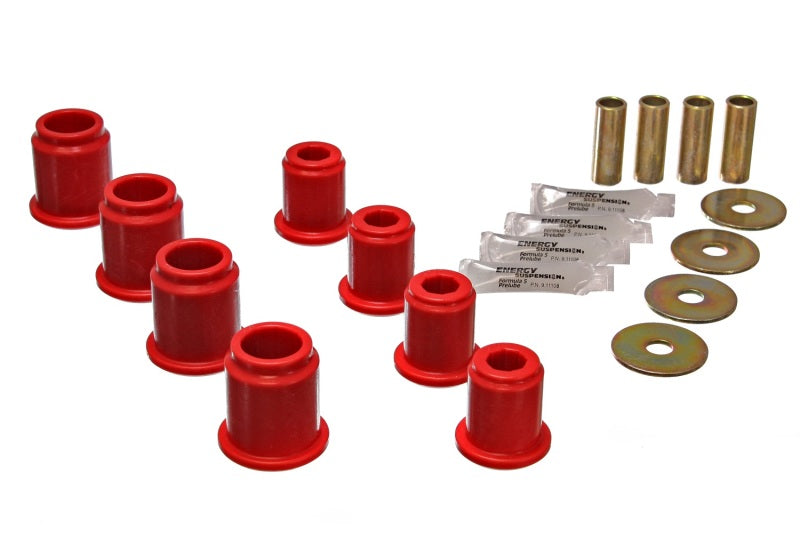 Energy Suspension 6/95-04 Toyota Pick Up 4W (Exc T-100/Tundra) Red Front Control Arm Bushing Set - Black Ops Auto Works