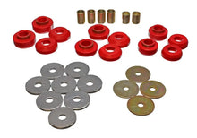 Load image into Gallery viewer, Energy Suspension 75-79 Chevrolet Nova / Chevy II Red Body Mount Set - Black Ops Auto Works