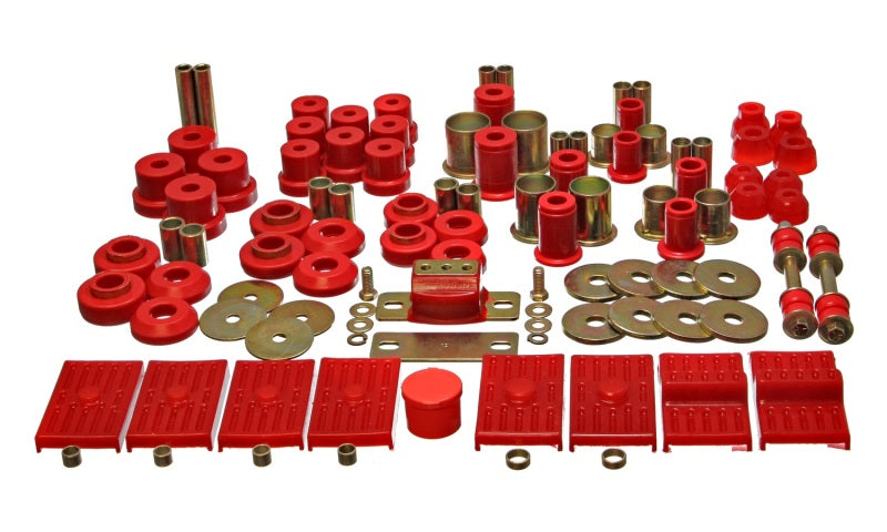 Energy Suspension 76-79 Firebird / 75-79 Nova Red Hyper-flex Master Bushing Set - Black Ops Auto Works