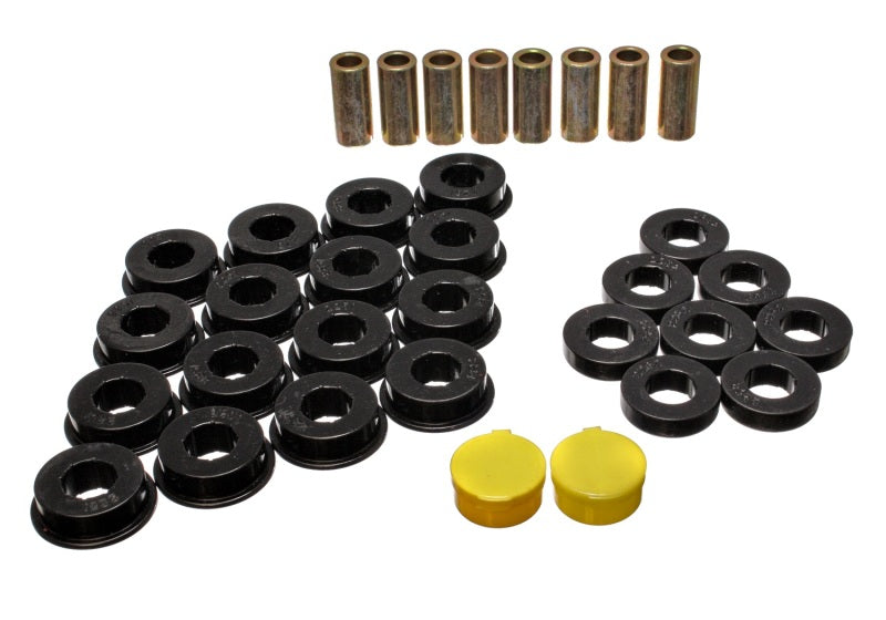 Energy Suspension 79-85 Mazda RX7 Black Rear Control Arm Bushing Set - Black Ops Auto Works