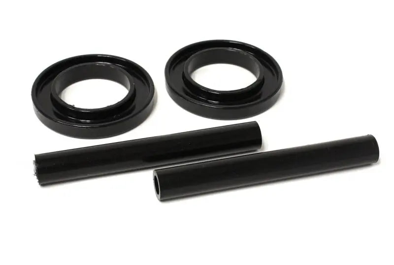 Energy Suspension 83-04 Ford Mustang SVO Black Front Spring Upper & Lower Isolator Set - Black Ops Auto Works