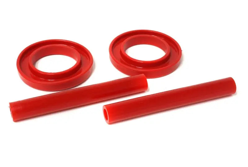 Energy Suspension 83-04 Ford Mustang SVO Red Front Spring Upper & Lower Isolator Set - Black Ops Auto Works