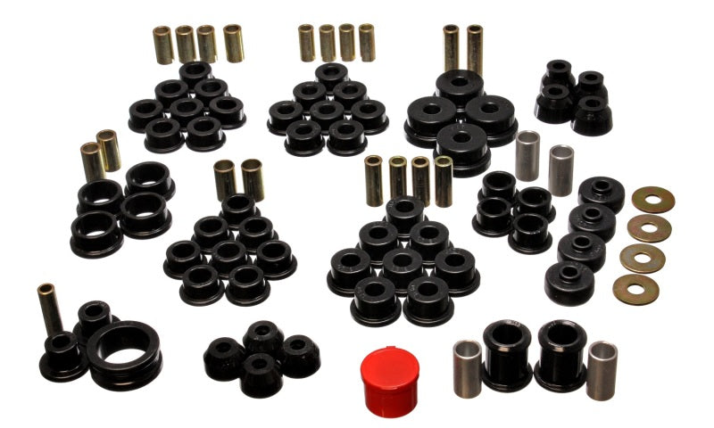 Energy Suspension 84-95 Chevrolet Corvette Black Hyper-flex Master Bushing Set - Black Ops Auto Works