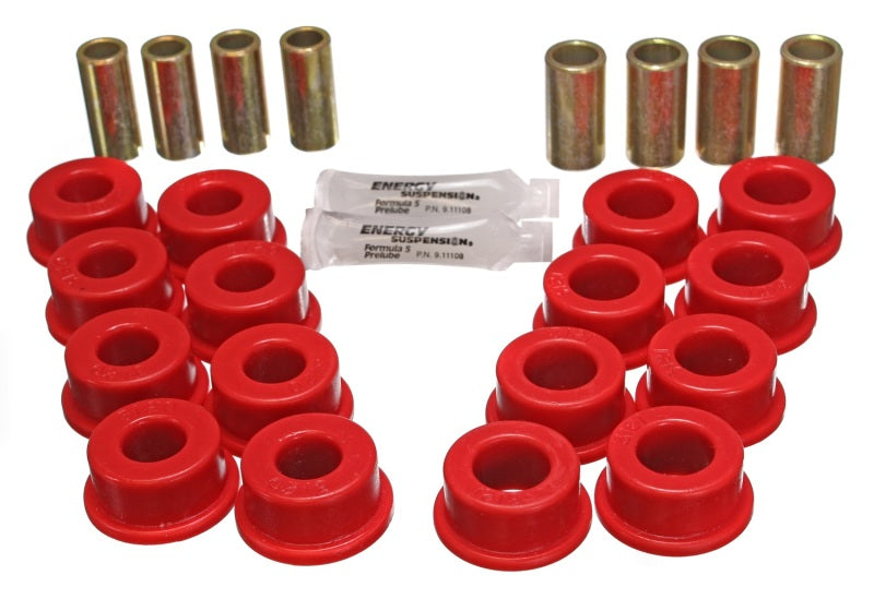 Energy Suspension 84-95 Chevy Corvette Red Rear End Control Arm Bushing Set - Black Ops Auto Works