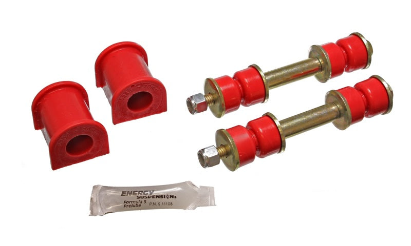 Energy Suspension 86-97 Nissan 720 & Hardbody PickUp 4WD Red 20mm Front Sway Bar Frame Bushings - Black Ops Auto Works