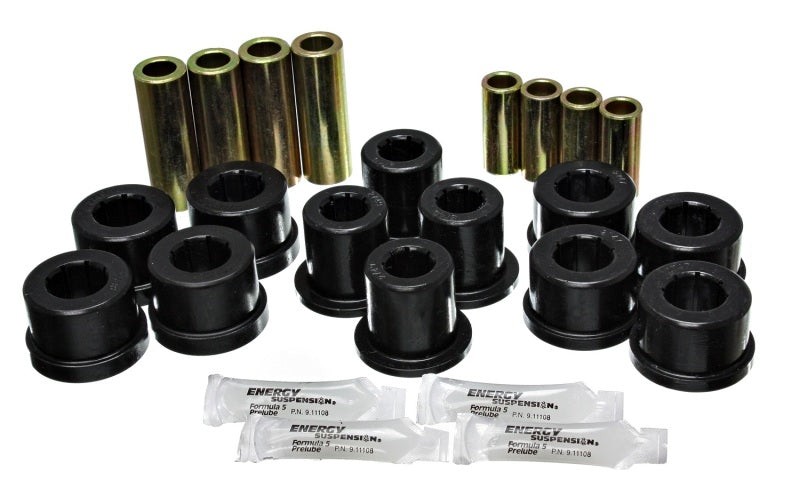 Energy Suspension 87-92 Toyota Supra Black Front Control Arm Bushing Set - Black Ops Auto Works