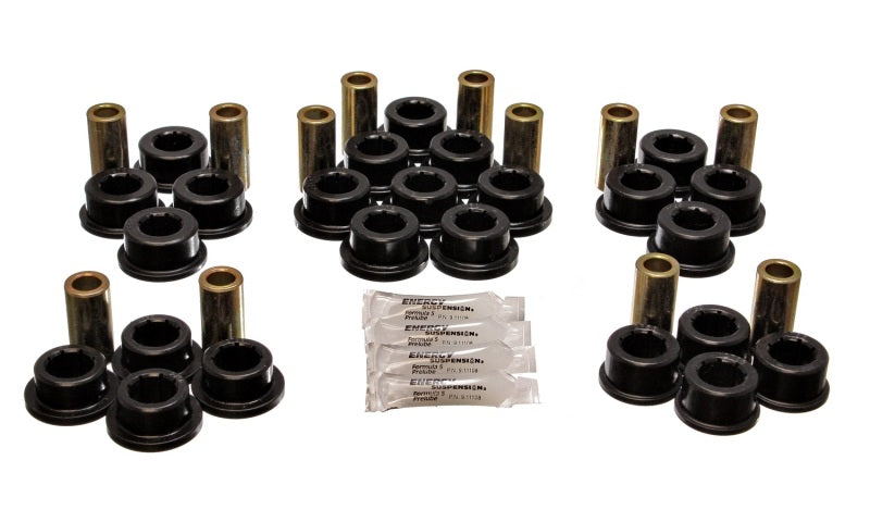 Energy Suspension 87-92 Toyota Supra Black Rear Control Arm Bushing Set - Black Ops Auto Works