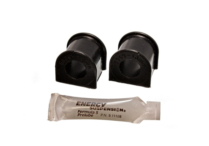 Energy Suspension 88-91 Honda Civic/CRX Black 18mm Front Sway Bar Bushings - Black Ops Auto Works