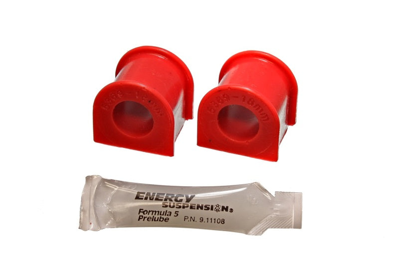 Energy Suspension 88-91 Honda Civic/CRX Red 18mm Front Sway Bar Bushings - Black Ops Auto Works