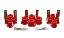 Load image into Gallery viewer, Energy Suspension 8/81-96 Ford F100/F150 2WD Red Rear Leaf Spring Bushing Set - Black Ops Auto Works