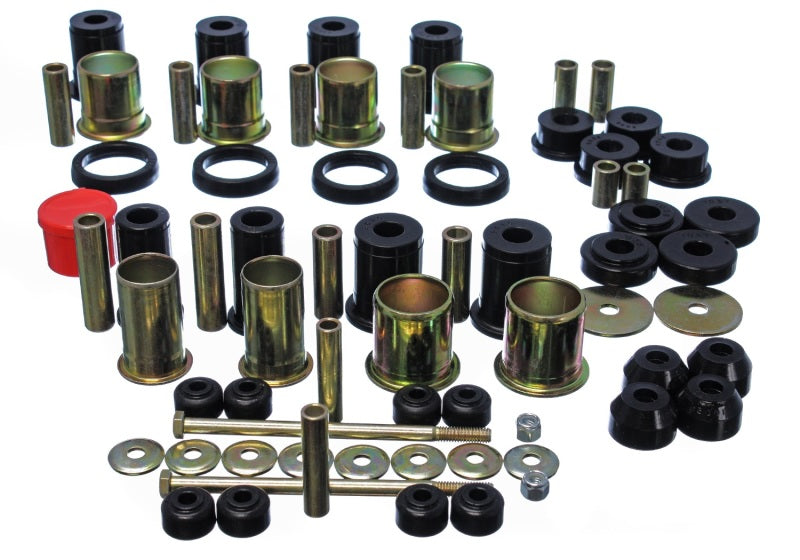 Energy Suspension 89-92 Chevrolet Camaro Black Hyper-flex Master Bushing Set - Black Ops Auto Works