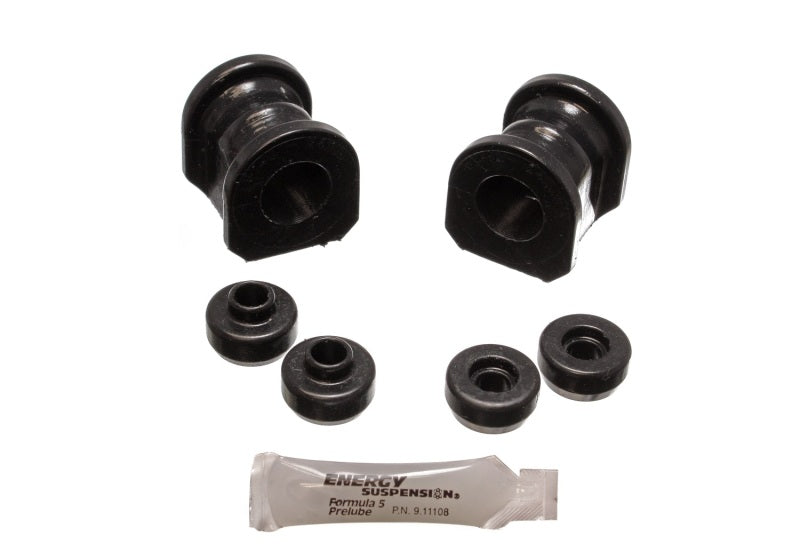 Energy Suspension 89-94 Nissan 240SX (S13) Black 24mm Front Sway Bar Bushing Set - Black Ops Auto Works