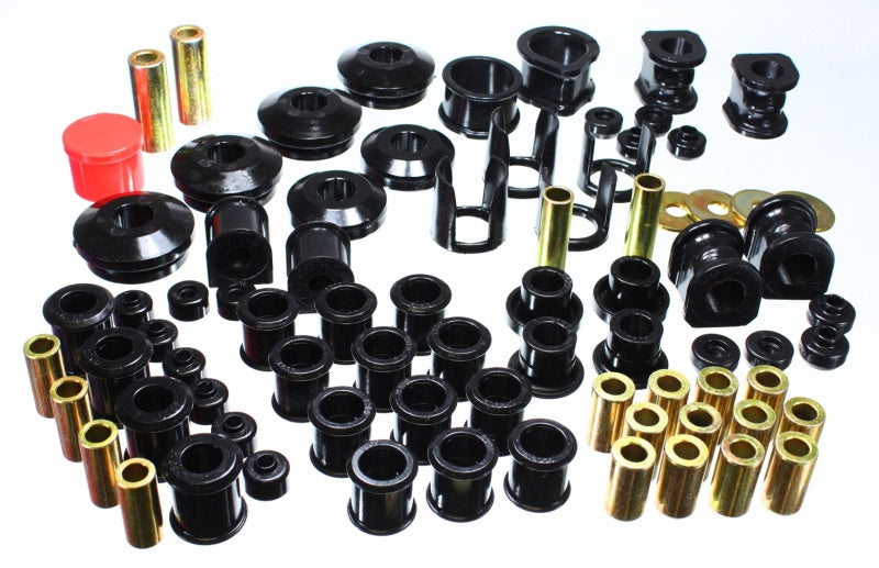 Energy Suspension 89-94 Nissan 240SX (S13) Black Hyper-Flex Master Bushing Set - Black Ops Auto Works