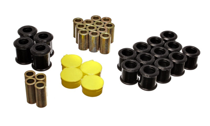 Energy Suspension 89-94 Nissan 240SX (S13) Black Rear Control Arm Bushing Set - Black Ops Auto Works