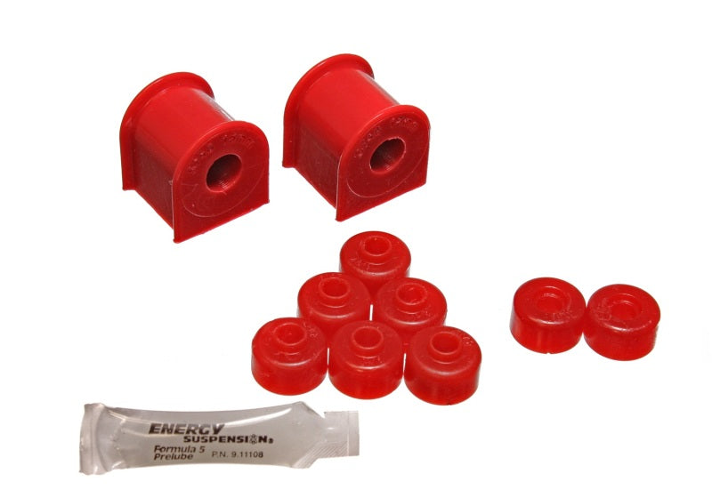 Energy Suspension 89-94 Nissan 240SX (S13) Red 15mm Rear Sway Bar Bushing Set - Black Ops Auto Works
