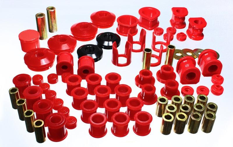Energy Suspension 89-94 Nissan 240SX (S13) Red Hyper-Flex Master Bushing Set - Black Ops Auto Works